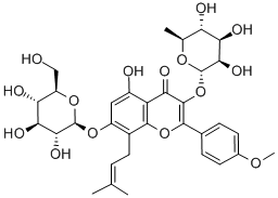 Icariin Structure,489-32-7Structure