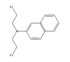 N,n-bis(2-chloroethyl)-2-naphthylamineStructure,494-03-1Structure N,n-bis(2-chloroethyl)-2-naphthylamine Structure,494-03-1Structure