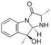 (9ci)-1,2,9,9a-四氫-9-羥基-2,9-二甲基-3H-咪唑并[1,2-a]吲哚-3-酮結(jié)構(gòu)式_496961-88-7結(jié)構(gòu)式