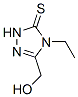 (9ci)-4-乙基-2,4-二氫-5-(羥基甲基)-3H-1,2,4-噻唑-3-硫酮結構式_497854-97-4結構式