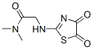 (9ci)-2-[(4,5-二氫-4,5-二氧代-2-噻唑)氨基]-N,N-二甲基-乙酰胺結(jié)構(gòu)式_497937-93-6結(jié)構(gòu)式