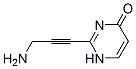 4(1H)-pyrimidinone, 2-(3-amino-1-propynyl)-(9ci)Structure,497944-99-7Structure 4(1H)-pyrimidinone, 2-(3-amino-1-propynyl)-(9ci) Structure,497944-99-7Structure