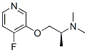 (2s)-(9ci)-1-[(4-氟-3-吡啶)氧基]-N,N-二甲基-,2-丙胺結(jié)構(gòu)式_497948-96-6結(jié)構(gòu)式