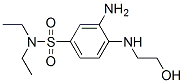 3-氨基-N,N-二乙基-4-[(2-羥基乙基)氨基]苯磺酰胺結(jié)構(gòu)式_49804-34-4結(jié)構(gòu)式