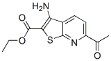 6-乙?；?3-氨基噻吩并[2,3-b]吡啶-2-羧酸乙酯結(jié)構(gòu)式_499771-18-5結(jié)構(gòu)式