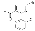 3-Bromo-1-(3-chloro-2-pyridinyl)-1h-pyrazole-5-carboxylic acid Structure,500011-86-9Structure