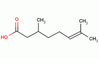 6-Octenoic acid, 3,7-dimethyl- Structure,502-47-6Structure