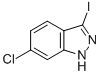 6-Chloro-3-iodo-1H-indazole Structure,503045-59-8Structure