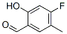 4-氟-2-羥基-5-甲基苯甲醛結(jié)構(gòu)式_504414-06-6結(jié)構(gòu)式