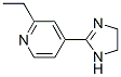Pyridine,4-(4,5-dihydro-1h-imidazol-2-yl)-2-ethyl-Structure,505061-10-9Structure Pyridine,4-(4,5-dihydro-1h-imidazol-2-yl)-2-ethyl- Structure,505061-10-9Structure