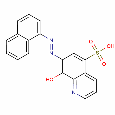 7-(1-Naphthylazo)-8-hydroxyquinoline-5-sulfonic acidStructure,50539-65-6Structure 7-(1-Naphthylazo)-8-hydroxyquinoline-5-sulfonic acid Structure,50539-65-6Structure