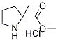 Methyl 2-methylpyrrolidine-2-carboxylate hydrochlorideStructure,51098-46-5Structure Methyl 2-methylpyrrolidine-2-carboxylate hydrochloride Structure,51098-46-5Structure