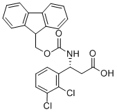 Fmoc-(r)-3-amino-3-(2,3-dichloro-phenyl)-propionic acidStructure,511272-38-1Structure Fmoc-(r)-3-amino-3-(2,3-dichloro-phenyl)-propionic acid Structure,511272-38-1Structure