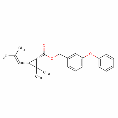 苯醚菊酯結(jié)構(gòu)式_51186-88-0結(jié)構(gòu)式