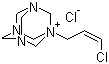 1-(Cis-3-chloroallyl)-3,5,7-triaza-1-azonia-adamantane chloride Structure,51229-78-8Structure