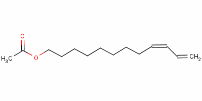 (Z)-十二碳-9,11-二烯基乙酸酯結(jié)構(gòu)式_51760-35-1結(jié)構(gòu)式