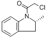1H-indole, 1-(chloroacetyl)-2,3-dihydro-2-methyl-, (2r)- (9ci)Structure,517866-45-4Structure 1H-indole, 1-(chloroacetyl)-2,3-dihydro-2-methyl-, (2r)- (9ci) Structure,517866-45-4Structure
