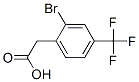 2-Bromo-4-(trifluormethyl)phenylacetic acidStructure,518070-15-0Structure 2-Bromo-4-(trifluormethyl)phenylacetic acid Structure,518070-15-0Structure