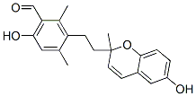 6-羥基-3-[2-(6-羥基-2-甲基-2H-1-苯并吡喃-2-基)乙基]-2,4-二甲基苯甲醛結(jié)構(gòu)式_51847-81-5結(jié)構(gòu)式