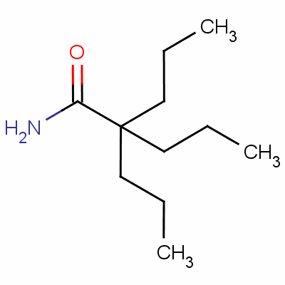 2,2-二丙基戊酰胺結(jié)構(gòu)式_52061-73-1結(jié)構(gòu)式