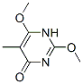 4(1H)-pyrimidinone,2,6-dimethoxy-5-methyl-(9ci)Structure,52280-99-6Structure 4(1H)-pyrimidinone,2,6-dimethoxy-5-methyl-(9ci) Structure,52280-99-6Structure