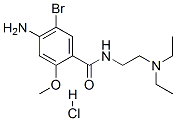 4-氨基-5-溴-N-[2-(二乙氨基)乙基]-2-甲氧基苯甲酰胺鹽酸鹽結(jié)構(gòu)式_52423-56-0結(jié)構(gòu)式