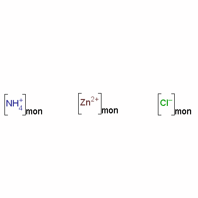 Azanium zinc chlorideStructure,52628-25-8Structure Azanium zinc chloride Structure,52628-25-8Structure