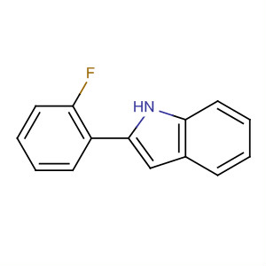 2-(2-氟苯基)-1H-吲哚結(jié)構(gòu)式_52765-22-7結(jié)構(gòu)式