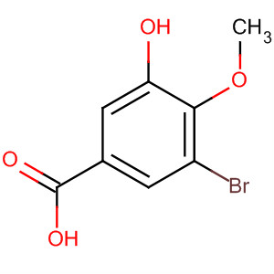 3-Bromo-5-hydroxy-4-methoxybenzoicacid Structure,52783-66-1Structure