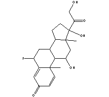 氟潑尼龍結構式_53-34-9結構式