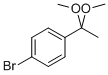 4-Bromoacetophenone dimethyl acetalStructure,53578-00-0Structure 4-Bromoacetophenone dimethyl acetal Structure,53578-00-0Structure