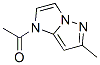 1H-imidazo[1,2-b]pyrazole, 1-acetyl-6-methyl- (9ci) Structure,53745-41-8Structure