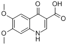 6,7-Dimethoxy-4-oxo-1,4-dihydro-quinoline-3-carboxylic acidStructure,53977-29-0Structure 6,7-Dimethoxy-4-oxo-1,4-dihydro-quinoline-3-carboxylic acid Structure,53977-29-0Structure