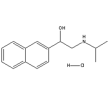 (+/-)-丙萘洛爾結構式_54-80-8結構式