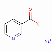Nicotinic acid sodium Structure,54-86-4Structure