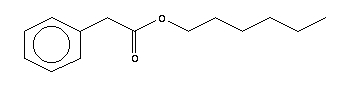 苯乙酸己酯結(jié)構(gòu)式_5421-17-0結(jié)構(gòu)式