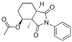(3Ar,7aα)-4β-(乙?；趸?-3a,4,5,6,7,7a-六氫-3aα-甲基-2-苯基-1H-異吲哚-1,3(2H)-二酮結(jié)構(gòu)式_54346-15-5結(jié)構(gòu)式