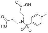 N-p-Toluenesulfonylimino-3，3′-dipropionic Acid Structure,5446-58-2Structure