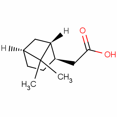 [1R-(1alpha,2beta,5alpha)]-6,6-二甲基雙環(huán)[3.1.1]庚烷-2-乙酸結構式_54631-12-8結構式