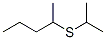 2-(異丙基硫代)戊烷結(jié)構(gòu)式_54699-12-6結(jié)構(gòu)式