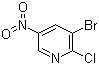 3-Bromo-2-chloro-5-nitropyridine Structure,5470-17-7Structure
