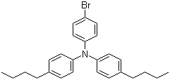 4-溴-N,N-雙(4-丁基苯基)-苯胺結(jié)構(gòu)式_548792-42-3結(jié)構(gòu)式