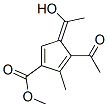 4-乙?；?3-(1-羥基亞乙基)-5-甲基-1,4-環(huán)戊二烯-1-羧酸甲酯結(jié)構(gòu)式_54889-94-0結(jié)構(gòu)式