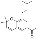 6-乙酰基-2,2-二甲基-8-(3-甲基-2-丁烯 )-2H-1-苯并吡喃結(jié)構(gòu)式_54963-38-1結(jié)構(gòu)式