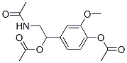 2-(乙?；被?-1-[4-(乙?；趸?-3-甲氧基苯基]乙酸乙酯結(jié)構(gòu)式_54965-13-8結(jié)構(gòu)式