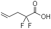 2,2-二氟-4-戊烯酸結(jié)構(gòu)式_55039-89-9結(jié)構(gòu)式