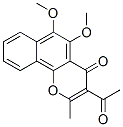 3-乙酰基-5,6-二甲氧基-2-甲基-4H-萘并[1,2-b]吡喃-4-酮結(jié)構(gòu)式_55044-16-1結(jié)構(gòu)式