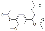 N-[2-(乙?；趸?-2-[4-(乙?；趸?-3-甲氧基苯基]乙基]-n-甲基乙酰胺結(jié)構(gòu)式_55145-64-7結(jié)構(gòu)式