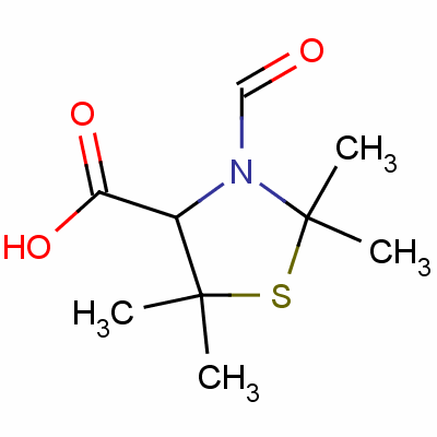 3-Formyl-2,2,5,5-tetramethylthiazolidine-4-carboxylic acidStructure,55234-12-3Structure 3-Formyl-2,2,5,5-tetramethylthiazolidine-4-carboxylic acid Structure,55234-12-3Structure