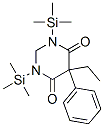 1,3-Bis(trimethylsilyl)-2,3-dihydro-5-ethyl-5-phenylpyrimidine-4,6(1h,5h)-dioneStructure,55334-06-0Structure 1,3-Bis(trimethylsilyl)-2,3-dihydro-5-ethyl-5-phenylpyrimidine-4,6(1h,5h)-dione Structure,55334-06-0Structure